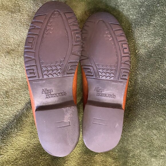 Allen Edmonds Men's Nashua Loafer Shoes Size 8D Brown Leather Tasseled Moc Toe - Picture 3 of 13